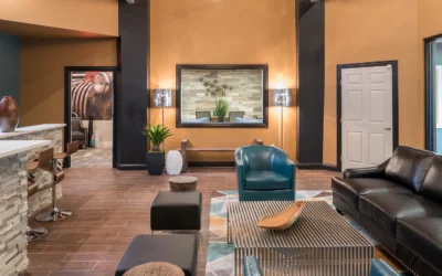 Rustic & Industrial Leasing Office